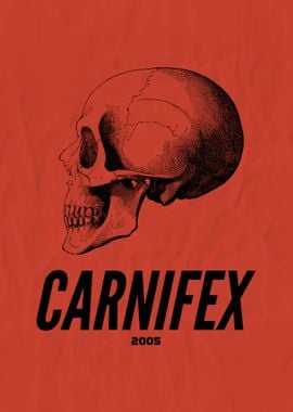 Carnifex Skull Poster