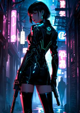 Cyberpunk Anime Girl