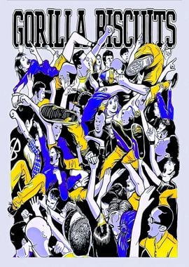 Gorilla Biscuits Concert Poster