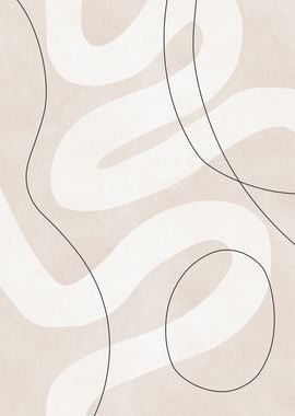 Abstract Line Art Print