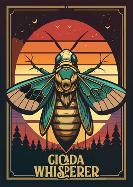 Cicada Whisperer Illustration