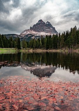 Mountain Reflection in Lake