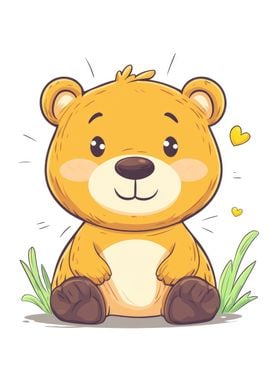 Cute Cartoon Bear