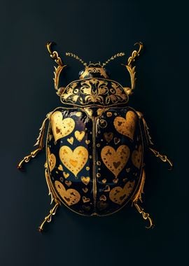 Golden Heart Beetle