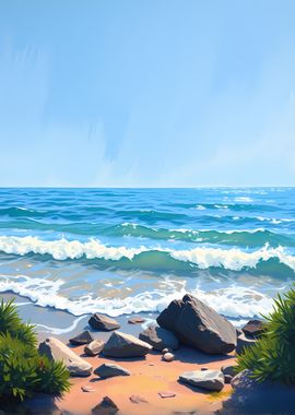 Seascape with Rocks