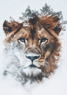 Lion in the Mist