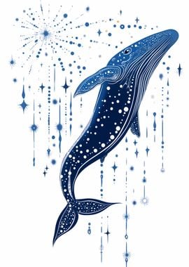 Whale and Stars