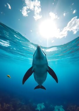 Dolphin Underwater