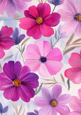 Watercolor Floral Pattern