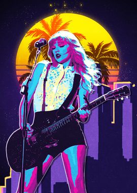 Taylor Swift Retro Pop Star Guitar