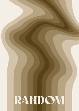 Abstract Brown Waves