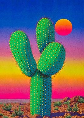 Cactus Sunset