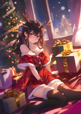 Christmas Anime Girl