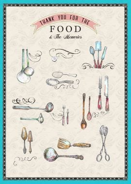 Kitchen Utensil Illustration