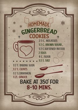 Gingerbread Cookie Recipe