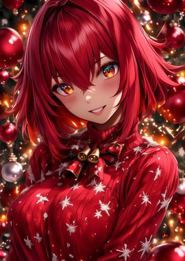 Anime Girl Christmas Sweater