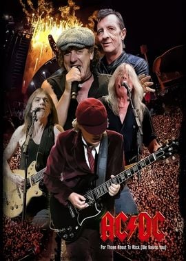 AC/DC Band Poster