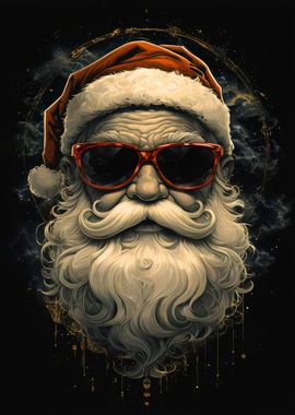 Santa Claus with Sunglasses