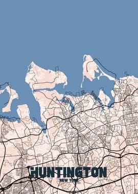 Huntington, New York Map