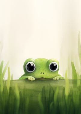 Cute Frog Illustration