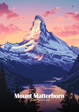 Mount Matterhorn Sunset