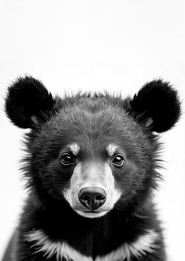 Black Bear Cub Portrait