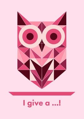 Geometric Owl Illustration