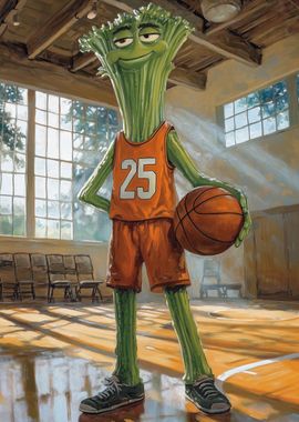 Celery Man Basketball