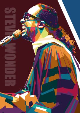 Stevie Wonder Pop Art