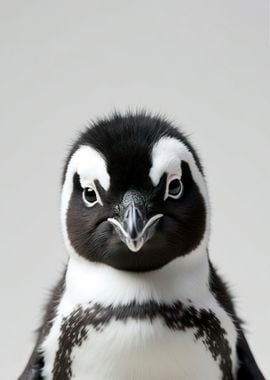 Close-up Penguin Portrait