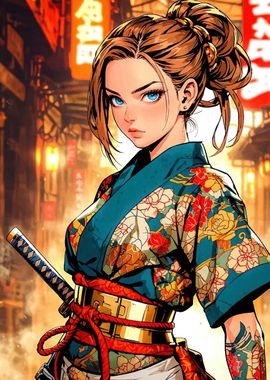 Anime Samurai Woman