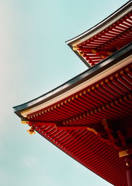 Japanese Temple Roof