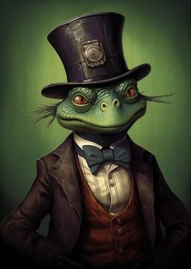 Frog in Top Hat