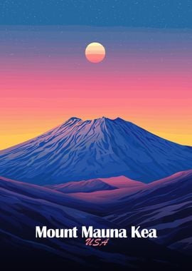 Mount Mauna Kea Sunset