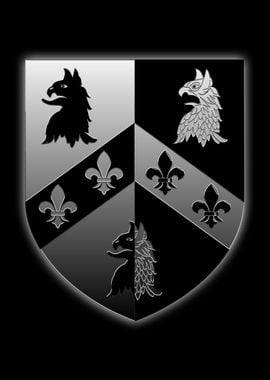 Black and White Coat of Arms