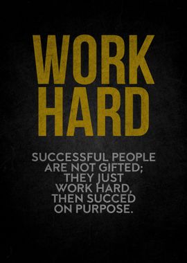 Work Hard Definition Word