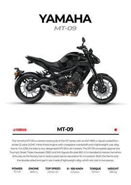 Yamaha MT-09 Motorcycle