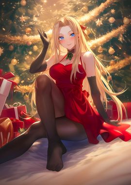 Hot Anime Girl Christmas