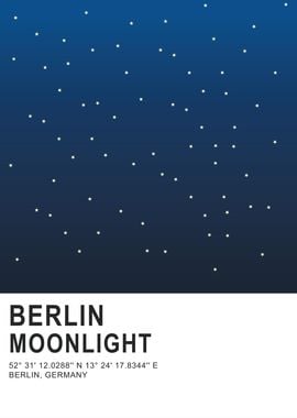 Berlin Moonlight Print