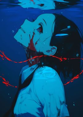 Anime Girl Underwater