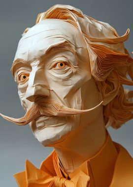 Salvador Dali Origami