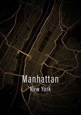 Manhattan Map New York City