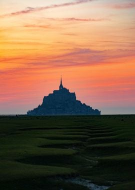 Mont Saint-Michel Sunset