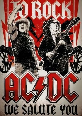 AC/DC We Salute You Poster