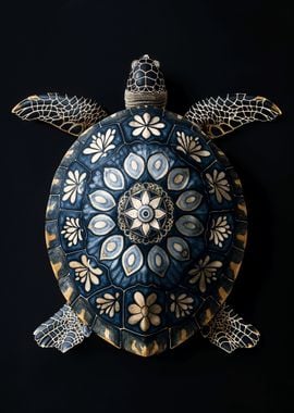 Ornate Turtle Shell