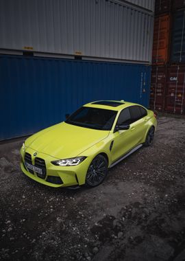 BMW M3 Competition Sao Paulo Yellow