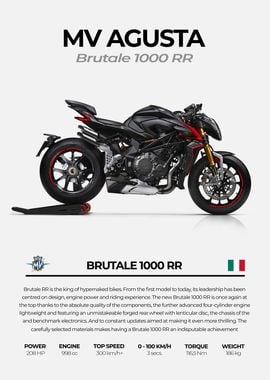 MV Agusta Brutale 1000 RR Motorcycle