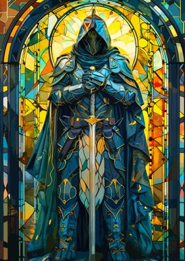 Stained Glass Knight