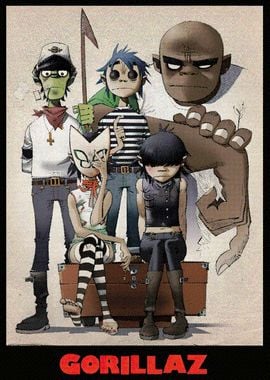 Gorillaz Band Poster