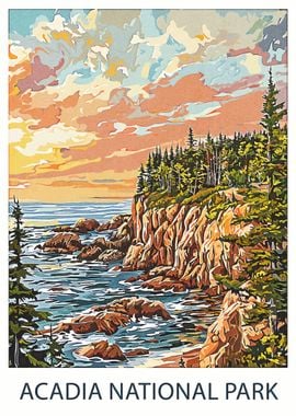 Acadia National Park Sunset